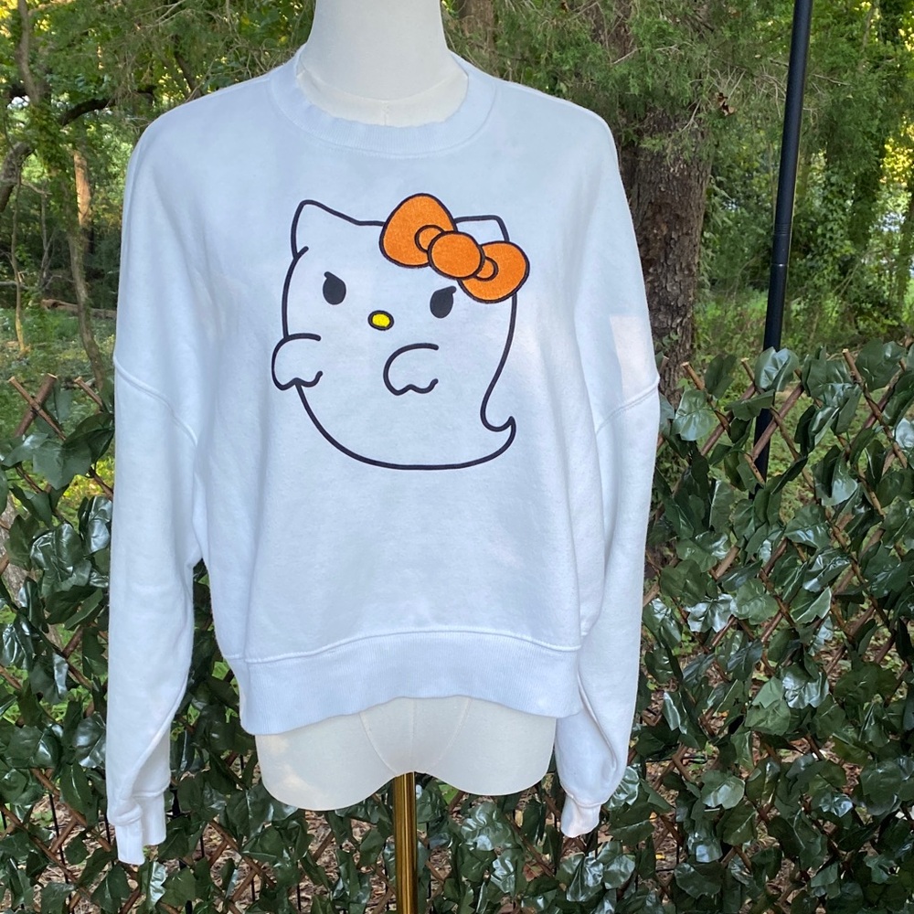 Hello Kitty & Friends X Forever 21 Ghost Crew Neck Sweatshirt/Sweater size S